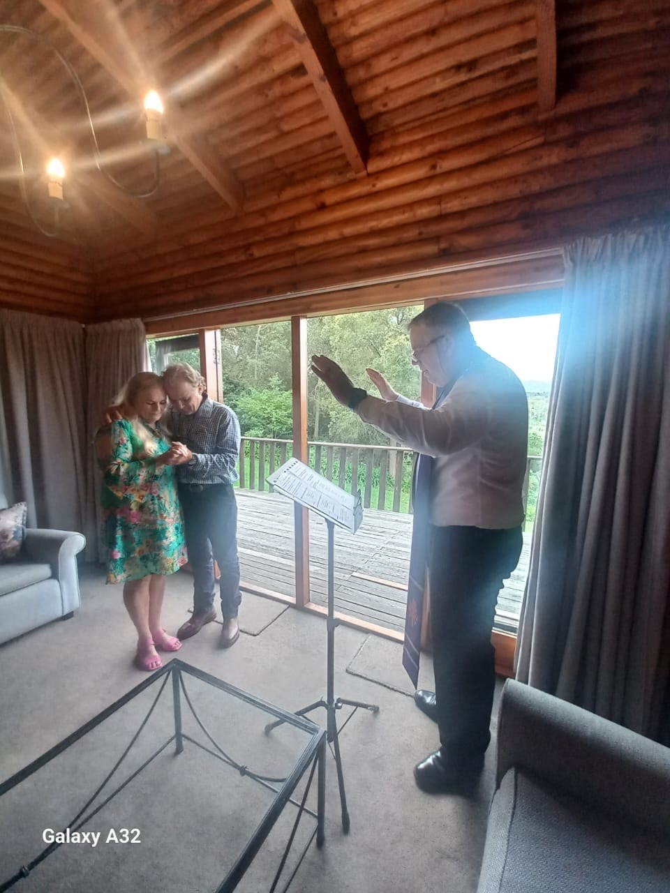 Wedding ceremony by Dr. Gerrit Rademeyer in Goukamma