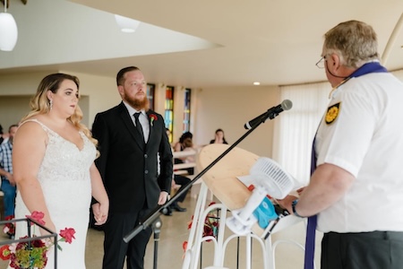 Wedding ceremony by Dr. Gerrit Rademeyer in Goukamma
