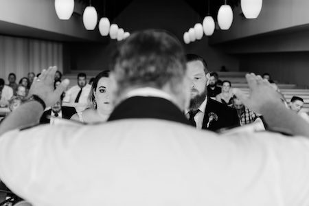 Wedding ceremony by Dr. Gerrit Rademeyer in Goukamma