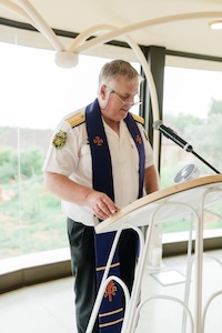 Wedding ceremony by Dr. Gerrit Rademeyer in Goukamma