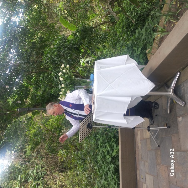 Wedding ceremony by Dr. Gerrit Rademeyer in Goukamma