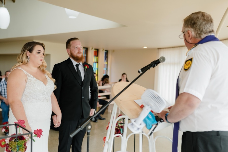 Wedding ceremony by Dr. Gerrit Rademeyer in Goukamma