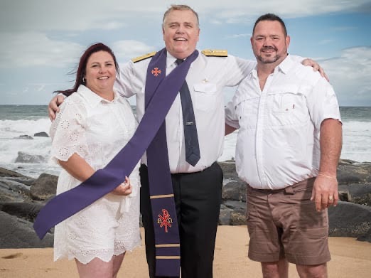 Wedding ceremony by Dr. Gerrit Rademeyer in Goukamma