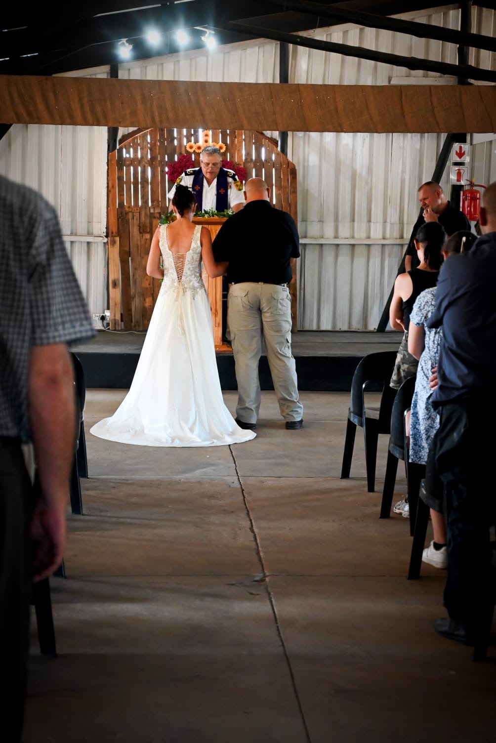 Wedding ceremony by Dr. Gerrit Rademeyer in Goukamma